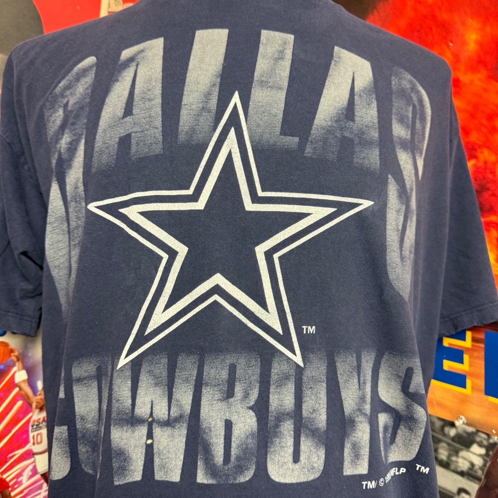 Vintage 90s‎ Dallas Cowboys Thrashed NFL Football Tee Sz XL - Picture 2 of 7